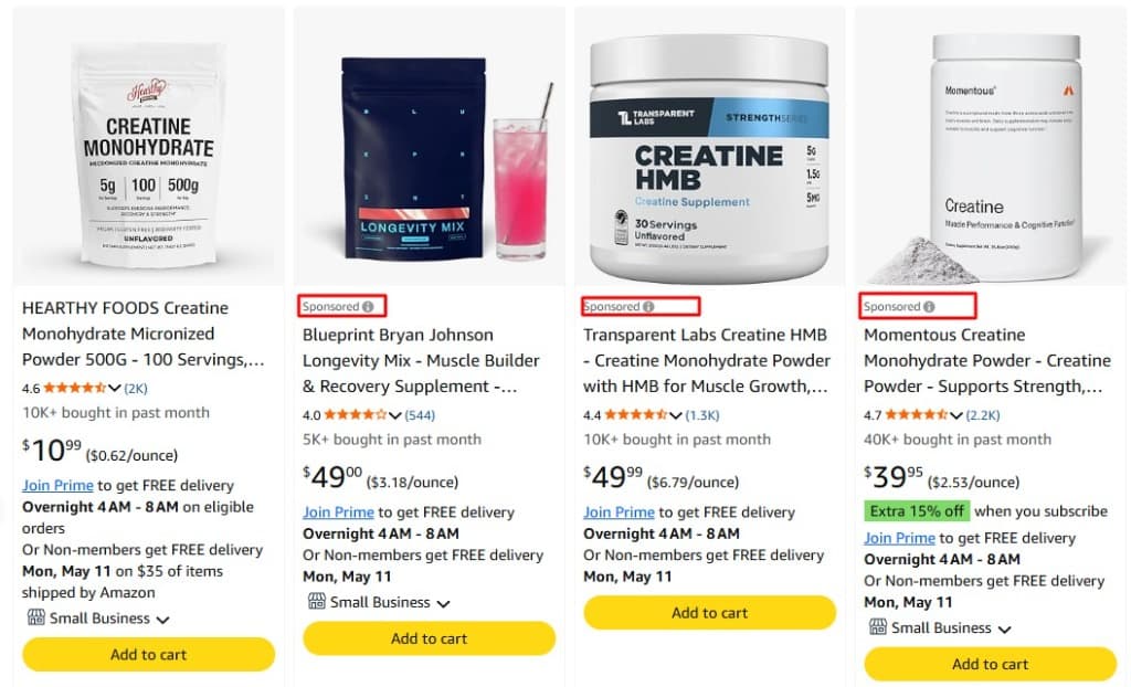 Amazon PPC Sponsored Ads